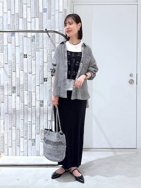 「アイテム（キャミソール）」を使った、たなさんさん（レディース・175cm）の春コーディネート