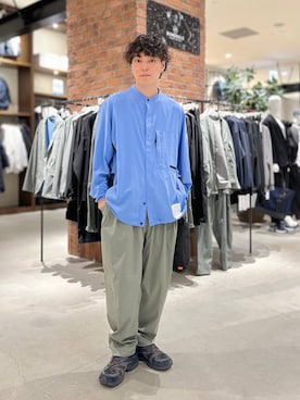 「アイテム（ポーチ）」を使った、あすろんさん（メンズ・170cm）の春コーディネート