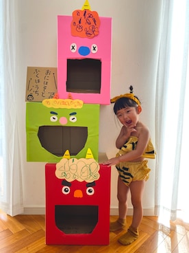 「アイテム（ママ＆ベビー）」を使った、komaさん（キッズ・120cm）の冬コーディネート