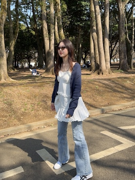 「大人かわいい」｜sasamin♡さん（レディース・170cm）の春コーディネート