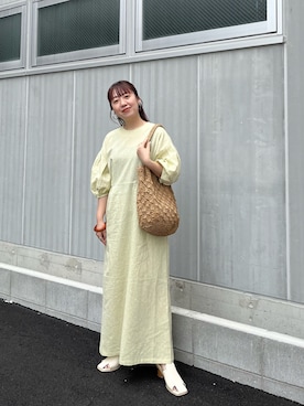 「KBF（ケイビーエフ）のアイテム（リング）」を使った、ひーさんさん（レディース・154cm）の夏コーディネート