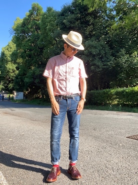 「アイテム（その他シューズ）」を使った、Paulさん（メンズ・171cm・50代）の夏コーディネート