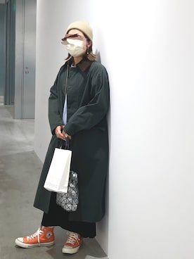 「BAOBAO ISSEY MIYAKE」｜エムアイさん（レディース・162cm）の冬コーディネート