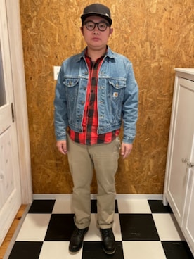 「OSHKOSH（オシュコシュ）のアイテム」を使った、ラッキーさん（メンズ・165cm）の春コーディネート