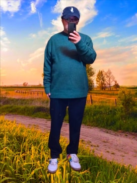 「POLO RALPH LAUREN（ポロ ラルフ ローレン）のアイテム（キャップ、ブラック系）」を使った、さとし🐨相互さん（メンズ・160cm）の冬コーディネート