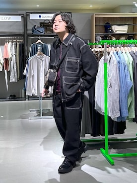 「GERRY（ジェリー）のアイテム」を使った、いしかわさん（メンズ・168cm）の春コーディネート