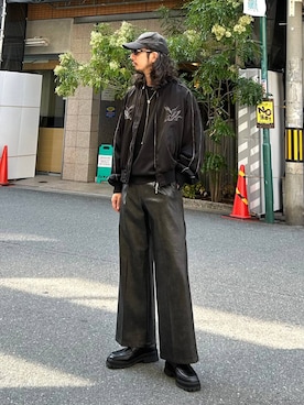 「アイテム（スカジャン）」を使った、Dさん（メンズ・176cm・30代）の秋コーディネート