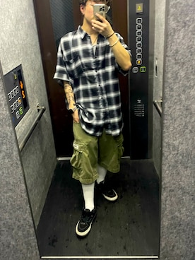 「アイテム（その他アウター）」を使った、こうきさん（メンズ・170cm）の夏コーディネート