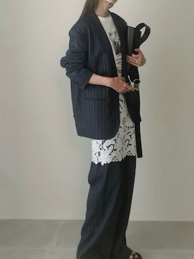 「アイテム（アクセサリー）」を使った、B.さん（レディース・167cm）の春コーディネート
