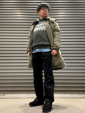 「アイテム（サングラス）」を使った、Ken Nさん（メンズ・168cm・60代）の冬コーディネート
