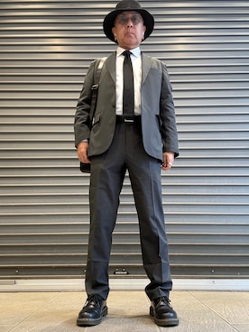 「アイテム（ショルダーバッグ）」を使った、Ken Nさん（メンズ・168cm）の春コーディネート