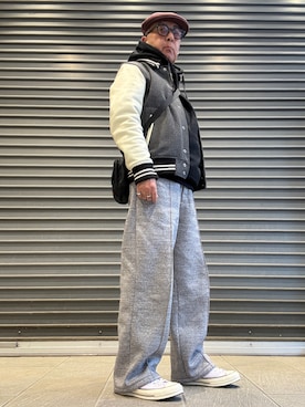 「アイテム（バッグ）」を使った、Ken Nさん（メンズ・168cm・60代）の冬コーディネート