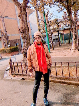「アイテム（帽子）」を使った、そうじろうさん（メンズ・173cm・50代）の冬コーディネート