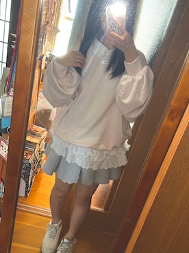 「アイテム（スウェット）」を使った、きこさん（レディース・150cm・10代）の春コーディネート