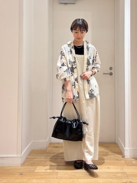 「アイテム（ワンピース/ドレス）」を使った、yokoo さん（レディース・156cm・30代）の春コーディネート