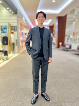 「スーツ」｜SUIT SQUAREさん（メンズ・173cm）の春コーディネート