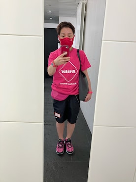「F.C.Real Bristol（エフシーレアルブリストル）のアイテム」を使った、名和 賢悟さん（メンズ・159cm）の夏コーディネート
