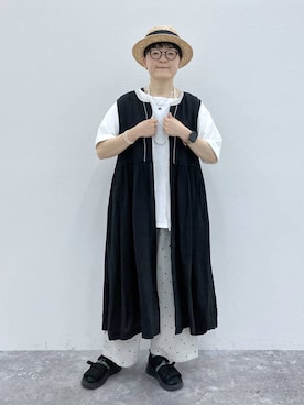 「アイテム（ブレスレット）」を使った、ぽんかよさん（レディース・157cm・40代）の春コーディネート