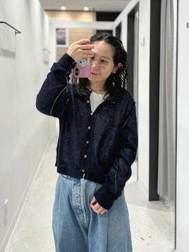 「アイテム（ヘアアクセサリー）」を使った、西野きよさん（レディース・152cm・30代）の冬コーディネート