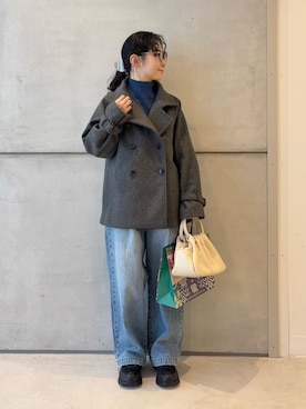 「アイテム（ヘアアクセサリー）」を使った、西野きよさん（レディース・152cm・30代）の冬コーディネート