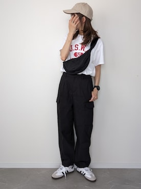 「ユニクロ」｜HALさん（レディース・162cm）の夏コーディネート