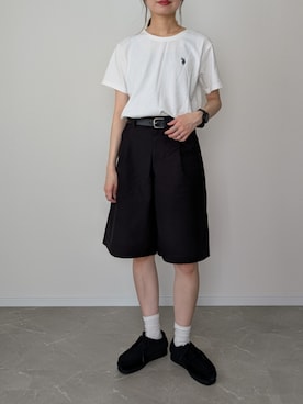 「U.S. POLO ASSN.（ユーエスポロアッスン）のアイテム」を使った、HALさん（レディース・162cm）の夏コーディネート