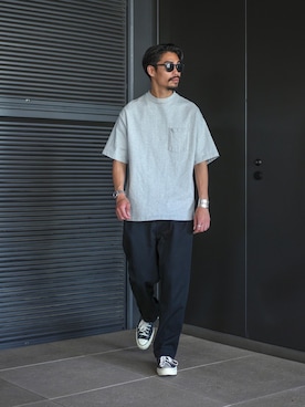 「メンズファッション」｜minimal +αさん（メンズ・173cm）の春コーディネート