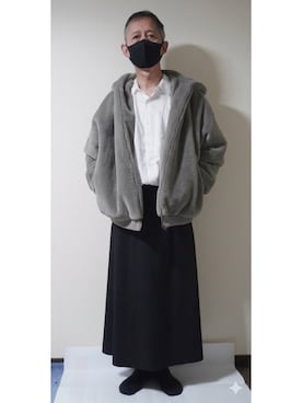 「アイテム（スカート）」を使った、かんちゃんさん（メンズ・166cm）の春コーディネート
