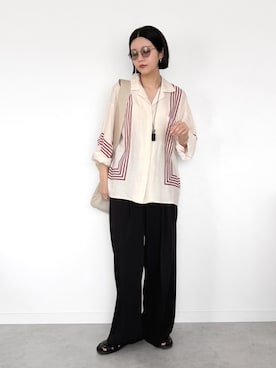 「アイテム（アクセサリー）」を使った、OKIRIさん（レディース・161cm）の春コーディネート