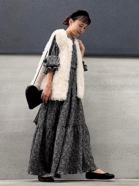 「poet wearのアイテム（ショルダーバッグ、ブラック系）」を使った、ᴍ ᴀ ʀ ɪ  さん（レディース・157cm）の秋コーディネート