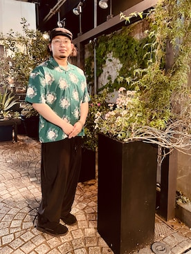 「アイテム（パンツ）」を使った、ダイドウグチ☑️さん（メンズ・178cm・20代）の春コーディネート
