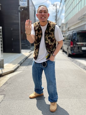 「アイテム（パンツ）」を使った、ダイドウグチ☑️さん（メンズ・178cm・20代）の夏コーディネート