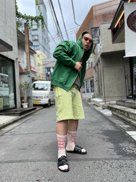 「アイテム（パンツ）」を使った、ダイドウグチ☑️さん（メンズ・178cm・20代）の夏コーディネート
