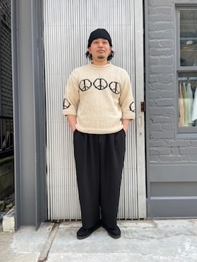 「アイテム（パンツ）」を使った、ダイドウグチ☑️さん（メンズ・178cm・20代）の春コーディネート