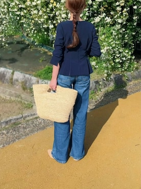「アイテム（スーツセット）」を使った、ミズタマ⭐︎さん（レディース・157cm）の春コーディネート