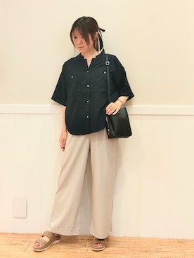 「アイテム（キーホルダー）」を使った、NMさん（レディース・162cm）の春コーディネート