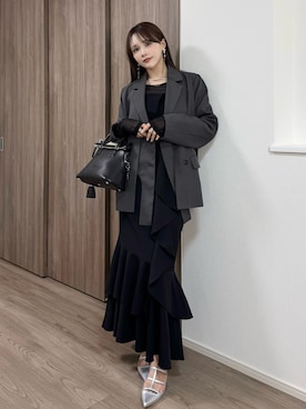 「アイテム（その他トップス）」を使った、Harukaさん（レディース・158cm）の春コーディネート