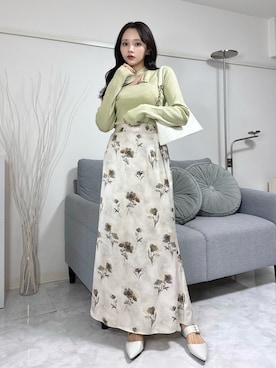 「VIOLETTA（ヴィオレッタ）のアイテム」を使った、Harukaさん（レディース・158cm）の冬コーディネート