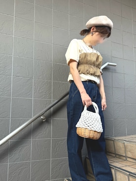 「folka（フォルカ）のアイテム」を使った、yuuuukkaaaさん（レディース・160cm）の夏コーディネート