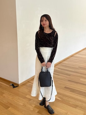 「アイテム（ビューティーグッズ）」を使った、risaさん（レディース・161cm）の秋コーディネート