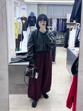 「アイテム（その他アウター）」を使った、Tohさん（レディース・153cm）の春コーディネート