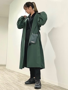 「LACOSTE（ラコステ）のアイテム（財布/小物）」を使った、shibaoさん（レディース・159cm）の春コーディネート