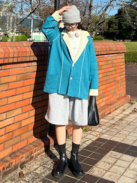 「アイテム（その他アウター）」を使った、sor_aroomさん（レディース・160cm）の秋コーディネート