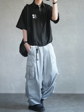 「メンズファッション」｜とっしーさん（メンズ・184cm）の春コーディネート