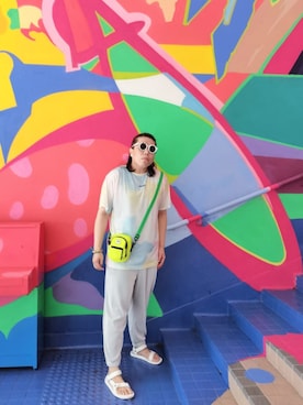「Teva（テバ）のアイテム」を使った、Panda Ngさん（メンズ・180cm・30代）の秋コーディネート