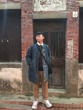 「NIKE（ナイキ）のアイテム（ショルダーバッグ）」を使った、木子さん（メンズ・176cm）の夏コーディネート