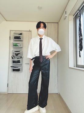 「アイテム（イヤーカフ）」を使った、Taaさん（メンズ・185cm）の夏コーディネート