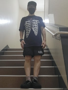 「NIKE（ナイキ）のアイテム（Tシャツ/カットソー）」を使った、19nocchi75さん（レディース・148cm）の秋コーディネート