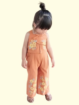 「アイテム（キャミソール）」を使った、kana♡さん（キッズ・90cm）の夏コーディネート