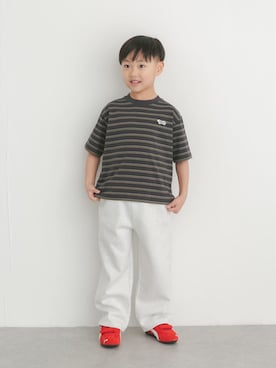 「アイテム（スウェットパンツ）」を使った、DOORS KIDSさん（キッズ・120cm）の春コーディネート
